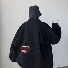 牛仔夹克男大码牛仔外套男茄克NJ77131-P60，男装夹克，电商A040