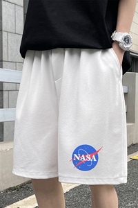 MK37252-P15 冰丝裤短裤男大码宽松休闲五分裤男运动中裤图片