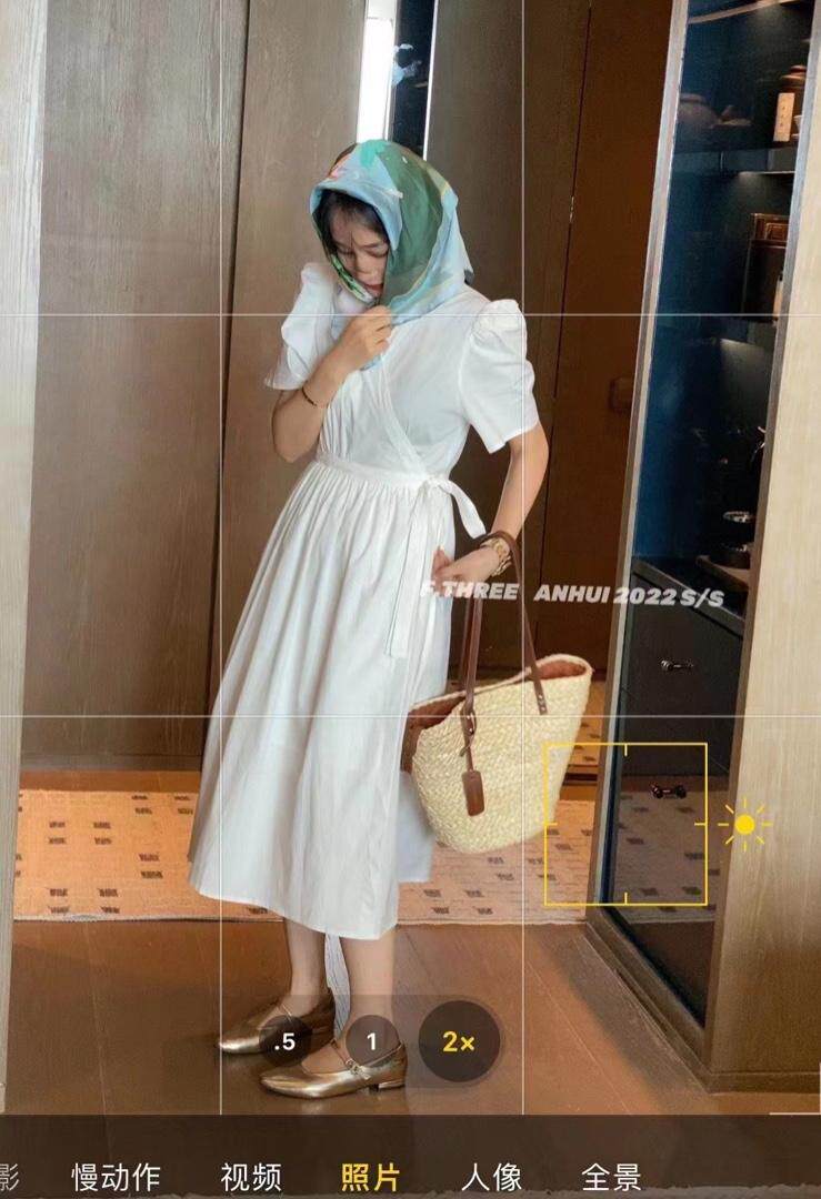 【夏季新款】韩版腰部绑带设计连衣裙，女装连衣裙，玩美