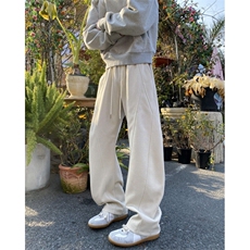 2025春季新款潮流弯刀版型宽松休闲卫裤B315-K25692-特p40控78，男装休闲裤，电商B315