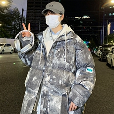 男冬季新款保暖棉衣宽松加厚大码ins棉服假两件外套33231P115，男装棉衣，电商A086