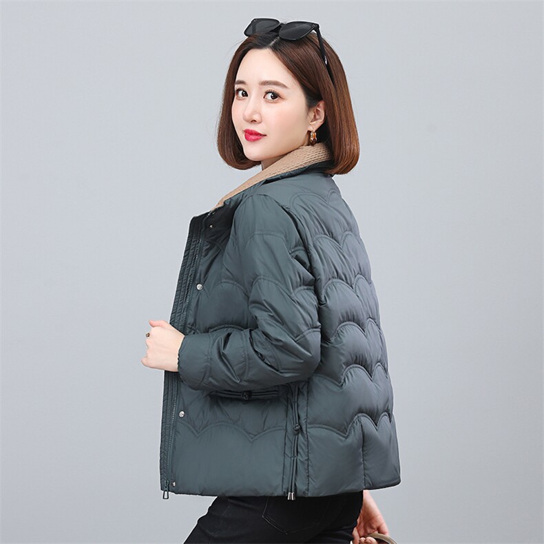 2025新款时尚休闲小羽绒服修身显瘦保暖外套,女装羽绒服,依恋蒂丝
