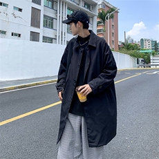 港风休闲男士春季风衣中长款F8871P48，男装风衣，星座1116-2