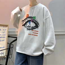23春新款港风宽松休闲oversize套头打底卫衣B266-T01-P50，男装T恤，星座B257-1