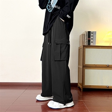 美式高街工装裤男款夏季潮牌户外机能冲锋裤直筒休闲长裤D200/P40，男装工装外套，星座506