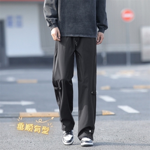 高街重磅冲锋裤百搭机能防水拖地裤  K710常规特批39  加绒特批43图片