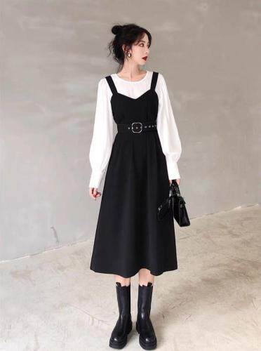 两件套连衣裙，女装连衣裙，贻思茗