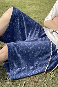 供视频~可二开 扎染短裤男夏季五分裤 K838特P30 控55图片