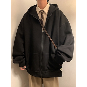 2025抖音得物品质重磅420克男士纯色开衫卫衣WY801 P78/控105图片