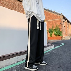 运动休闲裤男直筒垂感ins潮牌港风JQ61P30，男装休闲裤，星座1116-2