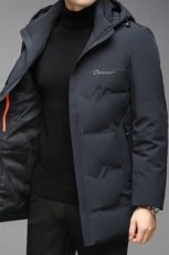 可脱卸帽羽绒服男冬季保暖休闲外套中年爸爸男羽绒服HPN2152-P320，男装羽绒服，电商B212（原钱塘6029）