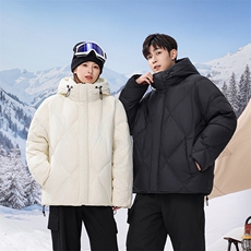 新标90白鸭绒冬季羽绒服连帽短款外套A436-9225-P255359，男装羽绒服，电商A436