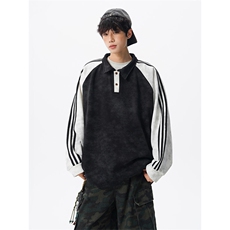 WY10162-特P45控88撞色拼接大码百搭宽松卫衣男，男装卫衣，电商A059