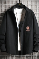 CS15237-P38长袖衬衫男士大码宽松衬衣男寸衫网格，男装衬衫，电商A040A