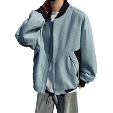 黑墙棒球服工装夹克休闲潮牌高品质立领休闲外套A436-6107-P75，男装夹克，电商A436