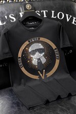 夏季套头短袖燙钻潮休闲圆领T恤亮片大码简欧QT4066-1-A1017-P45图片