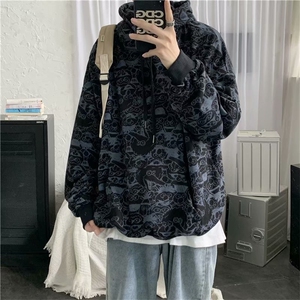 春秋新品嘻哈潮牌ins情侣连帽外套百搭帅气上衣 现货 W383-P35图片