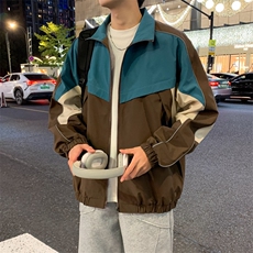2026春季新款高品质拼色立领夹克DSA157B-J1577-特P70，男装夹克，电商A157B