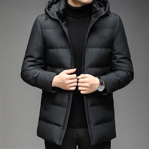 新款羽绒服连帽可脱卸冬季男士保暖休闲90白鸭绒外套DS2162-P235，男装羽绒服，电商B212（原钱塘6029）
