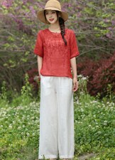 夏季新款苎半裙，上衣，女装半身裙，恋上菲曼