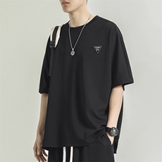 男士夏季薄款速干休闲篮球服夏天t恤短袖帅气TT312-特批-36，男装T恤，星座718