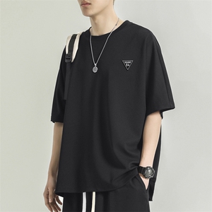 男士夏季薄款速干休闲篮球服夏天t恤短袖帅气TT312-特批-36