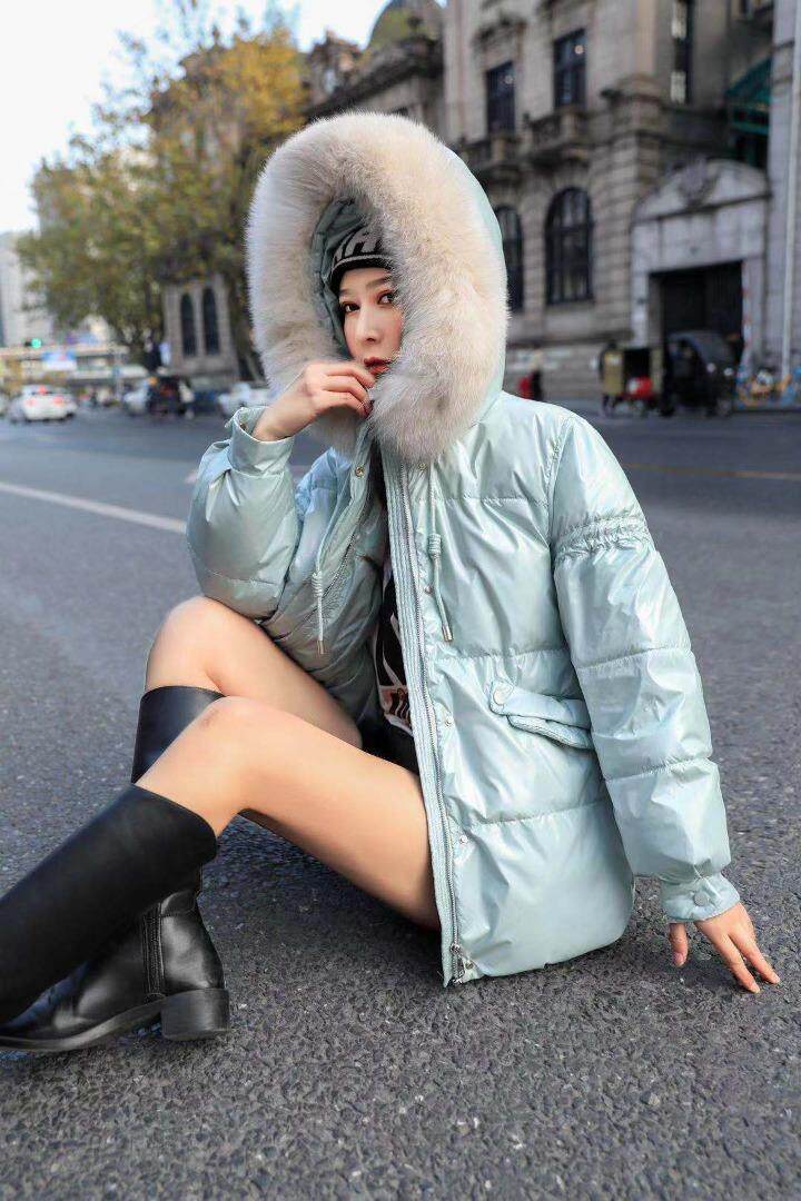 羽绒服，女装羽绒服，迷乐田子