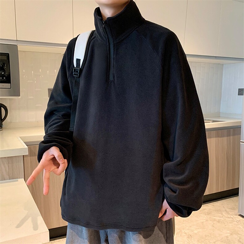 秋冬保暖加绒双面摇粒绒卫衣男WY753-P55图片
