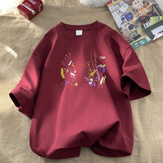 酒红色