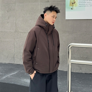 2025标90白鸭绒羽绒服连帽大码外套 379-p330图片