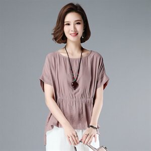 T恤 圆领 低领 纯色 宽松自然舒适 2021年夏季,女装T恤,奕阳依阁