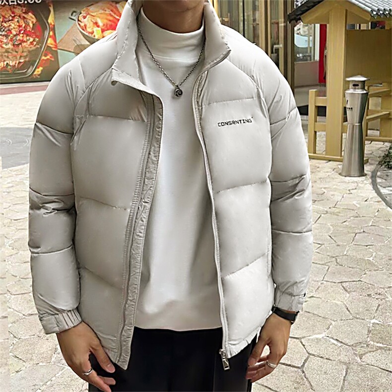 2025冬季新款立领棉衣时尚百搭加厚面包服青年靓仔棉服爸爸款外套,男装棉衣,星座505-2（原电商A260-1)