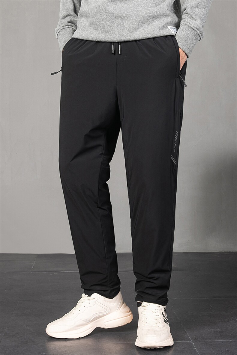 2023冬季新款白鸭绒羽绒裤冬季保暖男士休闲裤防寒YYYK5209-P155，男装棉裤，电商B212（原钱塘6029）