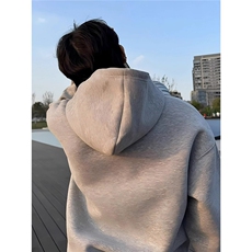 重磅连帽卫衣男款春秋美式cleanfit潮牌百搭套头情侣外套WYB5，女装短外套，星座516A