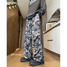 抖音品质潮流宽松防水迷彩机能百搭冲锋裤B315-K24016-P50控68，男装休闲裤，电商B315