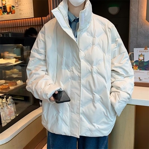 菱格棉衣男冬季宽松加厚立领美式潮牌情侣棉袄外套6608 P88图片