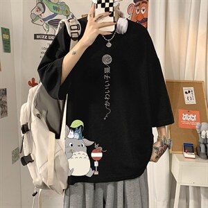 Q11152-P30 春夏季七分袖t恤男大码五分袖男短袖中袖图片