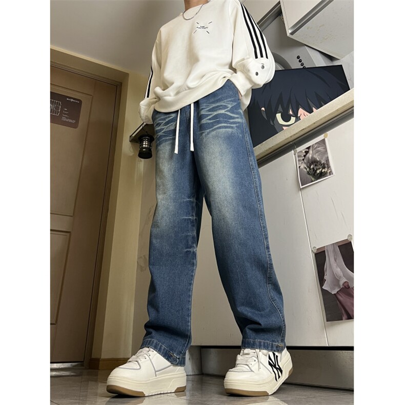 NZ817秋冬新款大货阳光帅气男宽松直筒长裤，量大价优特P38，男装休闲裤，星座215-2（原311A-2）