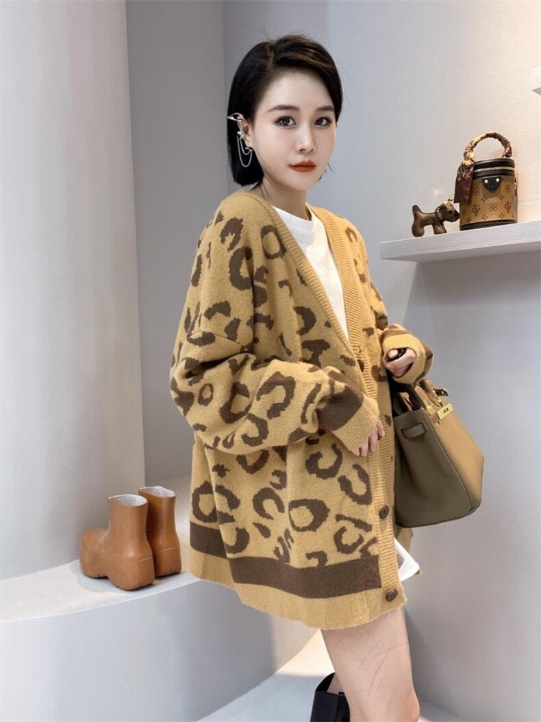 豹纹开衫，其它，HEY.KK