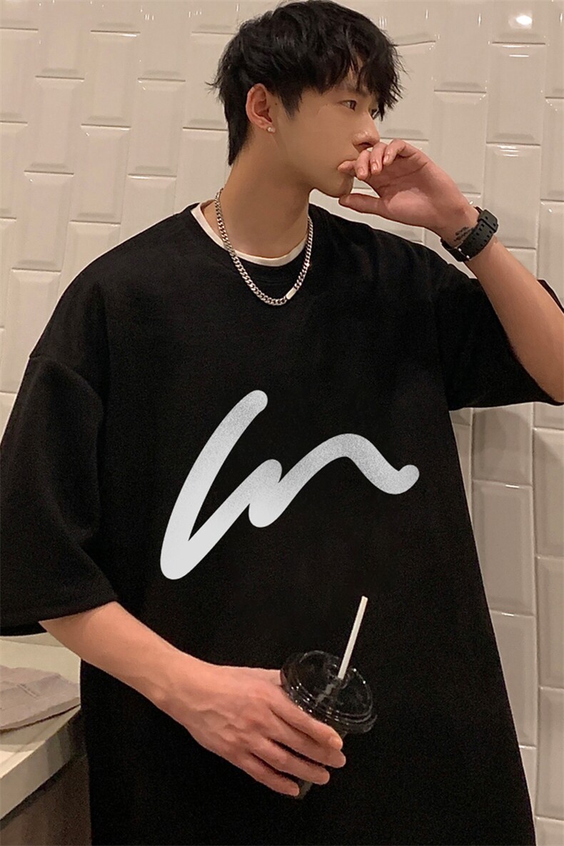 麂皮绒短袖t恤男大码半袖男JD82280-P25,男装T恤,电商A040