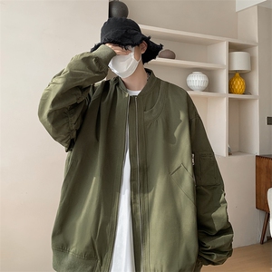 2025秋季新款美式高街飞行夹克男士潮流棒球服外套 D368 P118图片