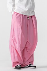 夏季大码日系港风伞兵裤男女潮休闲工装裤休闲阔腿裤K279/P65，男装工装外套，钱塘713