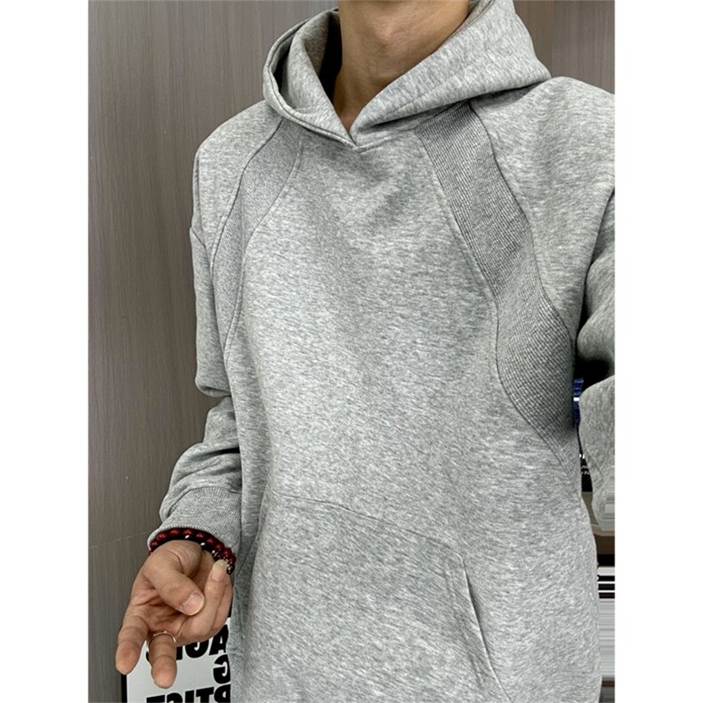 连帽卫衣男新款秋冬季纯色帽衫男美式高街宽松外套WY1112-P46,女装短外套,星座208-5