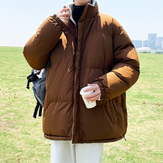 2024秋冬季外套双面穿情侣休闲羽绒棉服羊羔绒加厚男女棉衣P80，男装棉衣，星座217-4