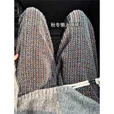 网图有货复古灯芯绒宽松阔腿秋冬毛绒针直筒休闲裤男女A1257-P55，男装休闲裤，星座1505