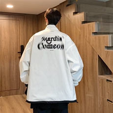 眩晕夹克外套两面可穿满天星冲锋衣痞帅机车服美式高街上衣F26，男装夹克，星座310B-1
