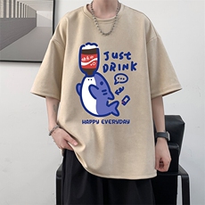 麂皮绒短袖t恤男大码半袖男JD82450-P25，男装T恤，电商A040