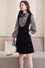 连衣裙短款2021年春季OL风格通勤中腰显瘦百搭淑女，女装连衣裙，瑶迪依秀