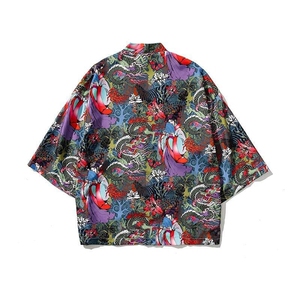 白底平铺图 防晒衣大码新中式风外套开衫道袍披风汉服 F20/P40图片