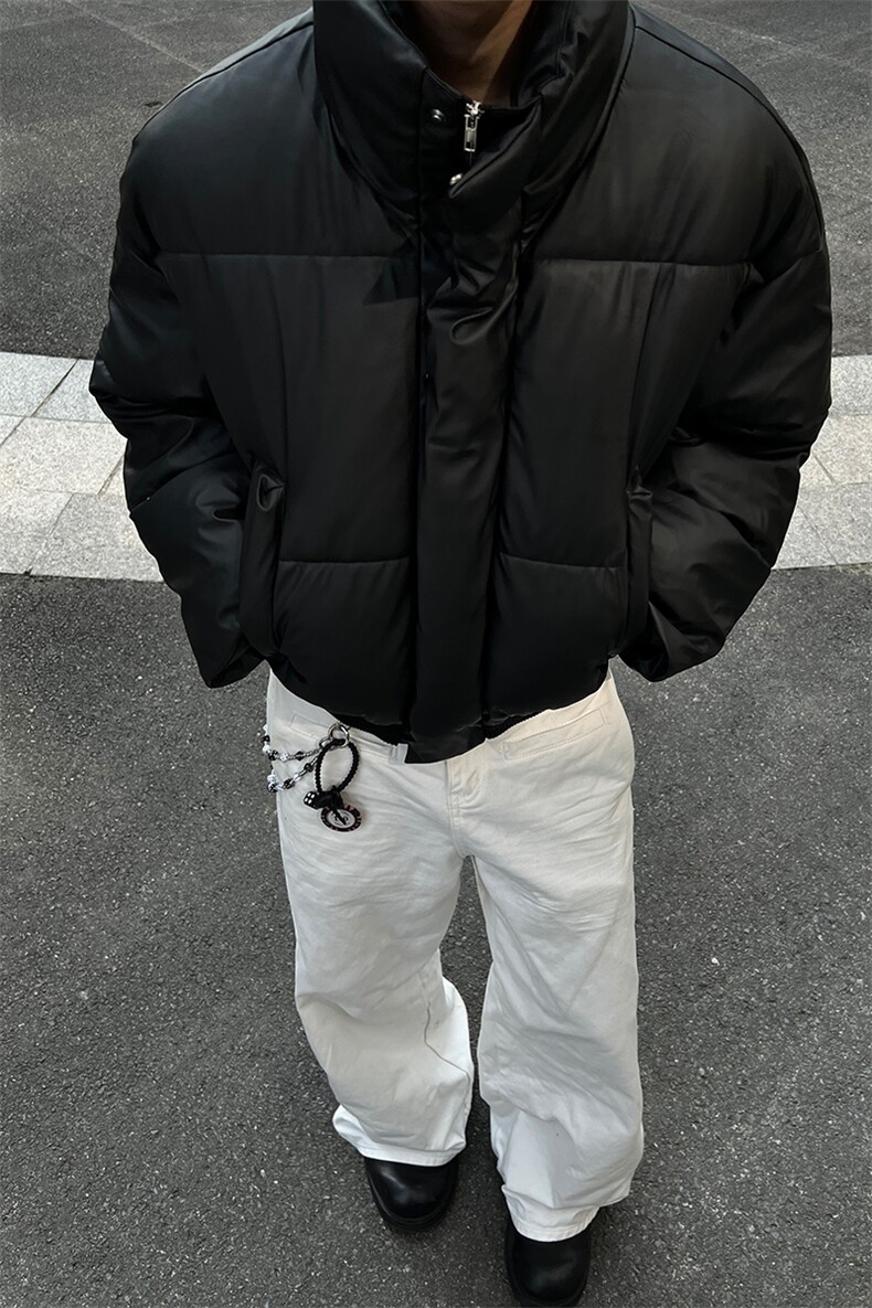 特P90无差价冬季新款时尚百搭棉衣外套-HY8338男模外景,男装棉衣,电商A003